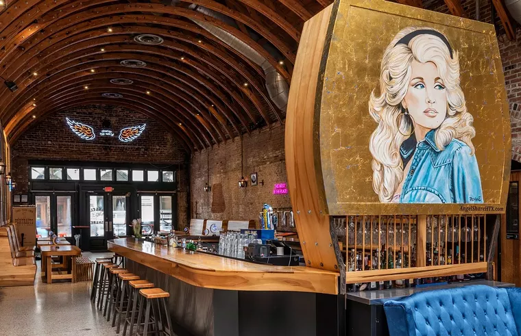 Cheers to Dolly's 76th birthday at Angel Share. - PHOTO: CLAUDIA CASBARIAN