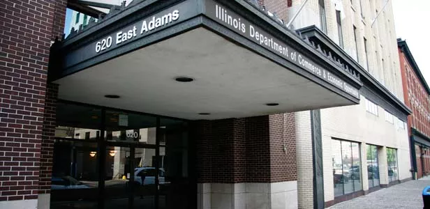 The Illinois Department of Commerce and Economic Opportunity is one example of the 116 expired state leases Auditor General William Holland says should have been renegotiated long ago. - PHOTO BY PATRICK YEAGLE