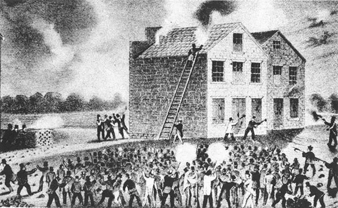 A pro-slavery riot in Alton led to the death of abolitionist and newspaper editor Elijah Lovejoy. - COURTESY THE ABRAHAM LINCOLN PRESIDENTIAL LIBRARY AND MUSEUM.