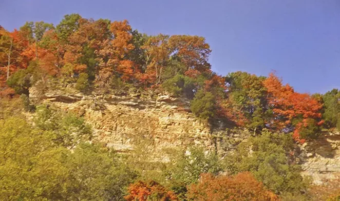 Fall is a great time to visit Calhoun County, nestled between the Illinois and Mississippi rivers in southwestern Illinois. The county’s limestone bluffs overlook the rivers and provide fall color-seekers a treat. - PHOTO COURTESY OF CALHOUN COUNTY VISITORS CENTER.