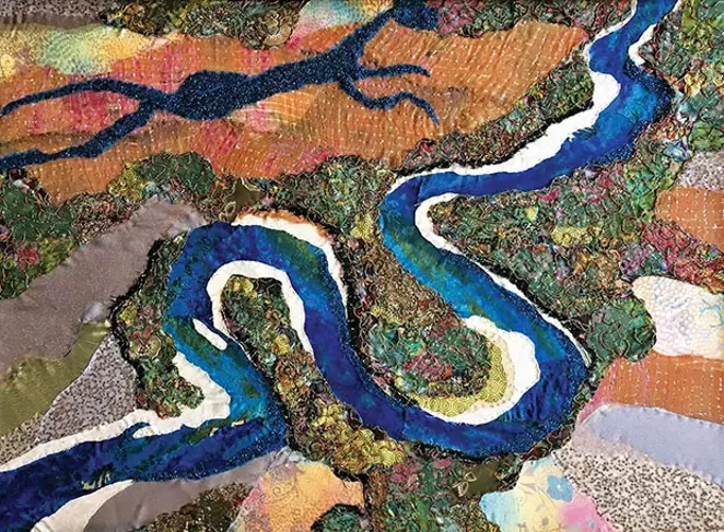 From “Water is Life” by Wendy Allen, part of “Bio- Region” at the Pharmacy Gallery and Art Space. - PHOTO COURTESY PHARMACY GALLERY AND ART SPACE