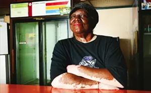 Mary Clay of Clay’s Popeye’s Barbecue recently added vegan items to her menu. - PHOTOS BY PATRICK YEAGLE