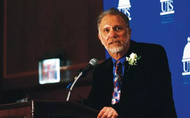Larry Golden, executive director of the Illinois Innocence Project, has a history of involvement in social justice causes in Springfield. - PHOTO BY PATRICK YEAGLE