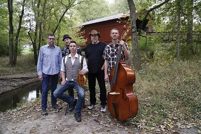 Square of the Roots play on Sunday afternoon at 1pm during the Joe & Jerry Tribute hosted by Penny Lane and Perfunctory This Band at Douglas Park.
