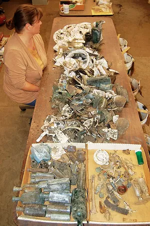 Archaeologist Floyd Mansberger called the artifacts recovered from the dig “nothing short of spectacular,” both in quantity and quality. - COURTESY OF FEVER RIVER RESEARCH.