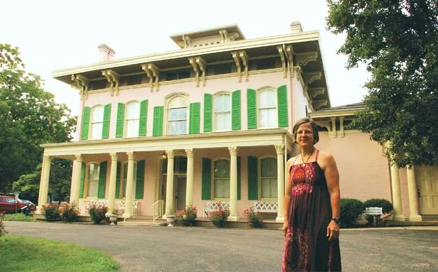 Edward’s Place, longtime home of the Springfield Art Association, with executive director Betsy Dollar. - PHOTO BY DAVID HINE