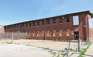 The Goodwill building at 11th and Enos was built in 1890-91 for the Springfield Furniture Company, according to Curtis Mann of Lincoln Library’s Sangamon Valley Collection. In 1904 the Desnoyer Shoe Factory bought the building and moved its oper - PHOTO BY BRUCE RUSHTON