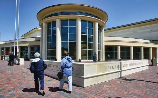 The Abraham Lincoln Presidential Library and Museum is displaying a hat believed to have belonged to Lincoln in honor of the 16th president’s impending 204th birthday. - PHOTO BY DAVID CARSON/MCT