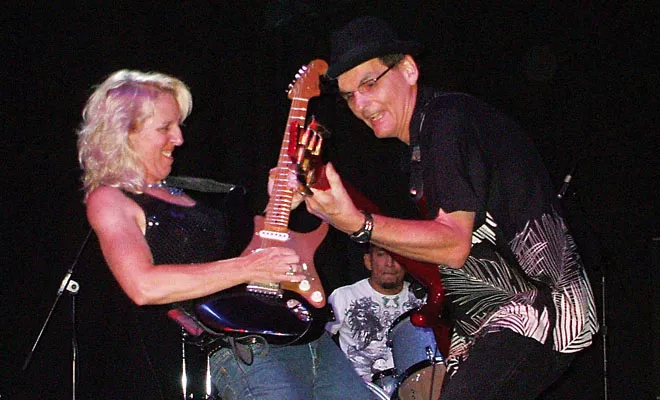 Laurie Morvan rocks the Alamo on Mon., Aug. 11 for the Illinois Central Blues Club’s Blue Monday jam.