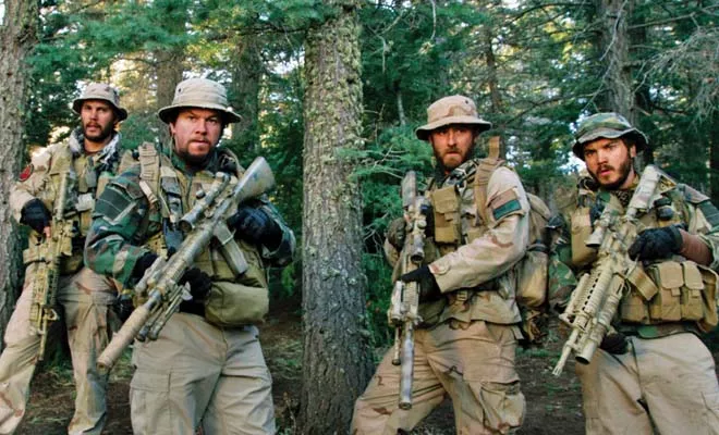 Taylor Kitsch, Mark Wahlberg, Ben Foster and Emile Hirsch in Lone Survivor. - PHOTO COURTESY UNIVERSAL PICTURES