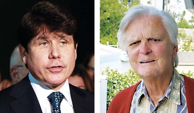 Former Illinois governora Rod Blagojevich (left) and Dan Walker (right).