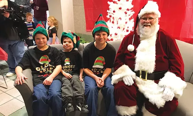 The April 27 fundraiser helps to support events like this 2018 Sensory Santa, which offers autistic children the opportunity to enjoy a visit with Santa in a calm, sensory-friendly environment.