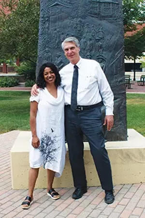 Letitia Dewith-Anderson and Al Klunick, co-organizers of the upcoming Community Unity 2 On 2 Tournament. - PHOTO BY JOSEPH COPLEY