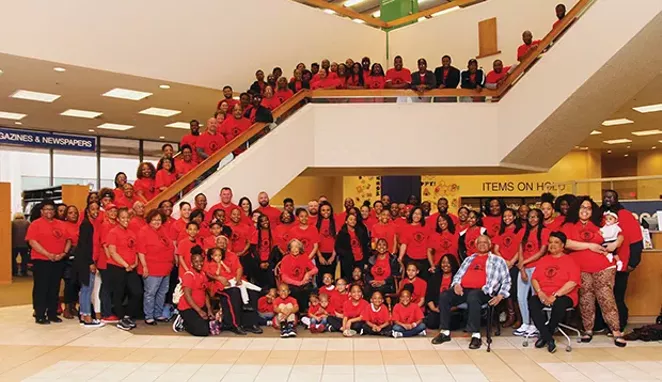 More than 200 people gathered at the Lincoln Library on April 24 to kick off the #ThankYouMsEva project honoring the human services contributions of Eva Monroe, manager of the Lincoln Colored Home for more than 30 years.