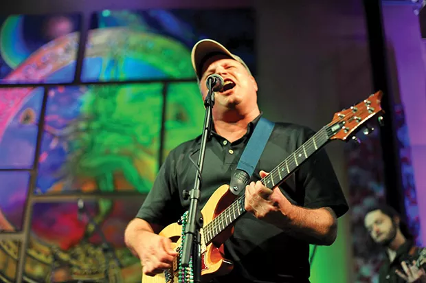 Michael Burnett and the Blue Suns perform at the newly reopened Robbie's this Fri., Nov. 1 from 5:30-7:30 p.m., for the Springfield Area Arts Council and Uptown Friday Night.