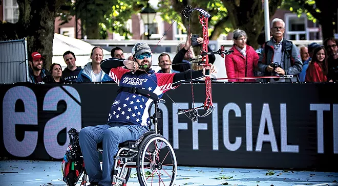 Para athlete Ben Thompson (“On target,” Feb. 6) continues to receive accolades. On Feb. 8 at an archery competition in Las Vegas, World Archery announced nine awards, and Thompson was named Para Men World Archery Athlete of the Year. Winners were selected through a combination of a public vote and expert panel. The four other finalists were from Turkey, Belgium, Great Britain and Malaysia. - PHOTO COURTESY OF WORLDARCHERY.ORG