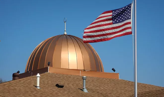The Islamic Society of Greater Springfield Mosque on Stanton Street in Springfield. - PHOTO BY DAVID BLANCHETTE.