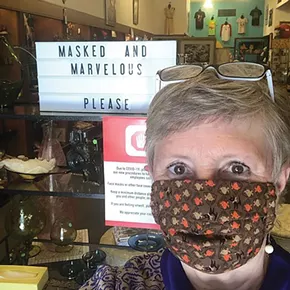Linda Renehan outside her store, Springfield Vintage, at 215 S. Fifth Street. - PHOTO COURTESY LINDA RENEHAN.