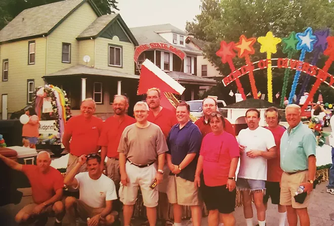 CORAL's first float in the Illinois State Fair in 2005, from the book published by CORAL titled Perhaps, If You Saw One. - PHOTO COURTESY OF CARMICHAEL