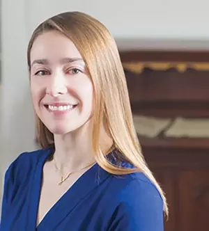 Erin Carlson Mast says that fundraising and good relations with the public side of the ALPLM are top priorities. - PHOTO COURTESY OF PRESIDENT LINCOLN'S COTTAGE.