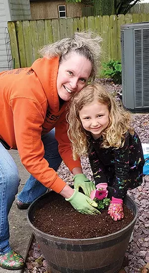 Marsha Funneman left her job in health care to help her daughter navigate virtual kindergarten. - PHOTO COURTESY MARSHA FUNNEMAN