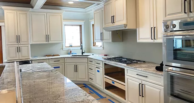 A kitchen remodel by Buraski Builders. People are eating at home more and deciding now is the time for updates and improved functionality. - PHOTO COURTESY OF BURASKI BUILDERS