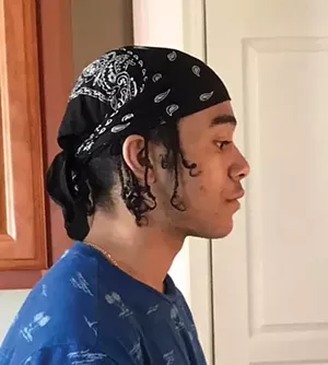 Colin Marschewski was suspended from school after wearing his braids under a bandana after being told he was not allowed to wear a durag. - CREDIT: COURTESY OF NANCY MARSCHEWSKI