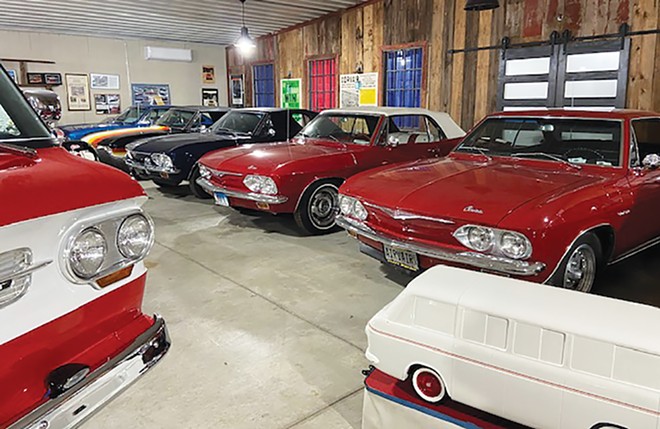 The Corvair Museum in Glenarm is part of the Corvair Society of America. - PHOTO BY CINDA ACKERMAN KLICKNA