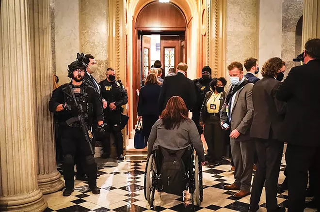 Duckworth returns to the U.S. Capitol on Jan. 6, to certify election results. - PHOTO COURTESY U.S. SENATOR TAMMY DUCKWORTH.