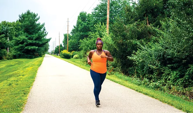Springfield native Nattalyee Randall produced a documentary about her experience of running 50 miles to commemorate 50 Black and brown people killed by police. - PHOTO BY ZACH ADAMS, 1221 PHOTOGRAPHY.
