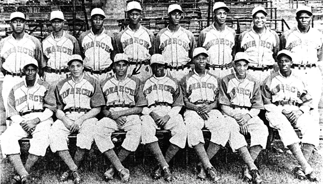 The 1941 Kansas City Monarchs won the Negro American League pennant that year. The Monarchs played 37 years in the Negro Leagues. Among their alumni were James "Cool Papa" Bell, Satchel Paige, Jackie Robinson and Ernie Banks. - PHOTO COURTESY NEGRO LEAGUES BASEBALL MUSEUM
