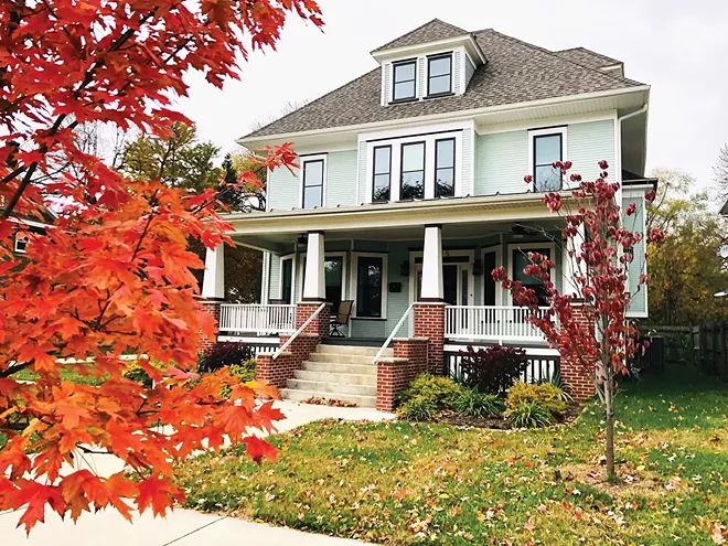 A restored century-old home in one of Springfield's inner city neighborhoods. - PHOTO BY FLETCHER FARRAR