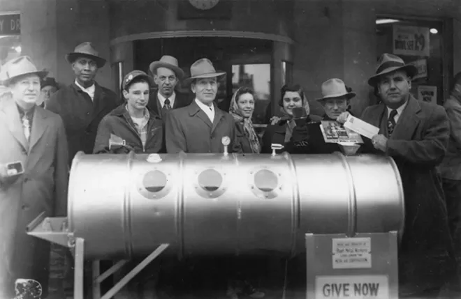 In Springfield 70 years ago this month, in the midst of the polio pandemic, Illinois State Register announced that the March of Dimes drive to fight polio had raised $5,017, which would go toward the purchase of an iron lung machine. Contributors included the stagehands union and Pillsbury Mills employes. The iron lung served as a ventilator that helped polio victims to breathe. - COURTESY SANGAMON VALLEY COLLECTION