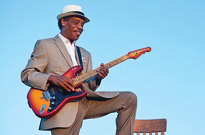 James Armstrong plays his blues at the Alamo this Monday night. - PHOTO BY RANDY SQUIRES