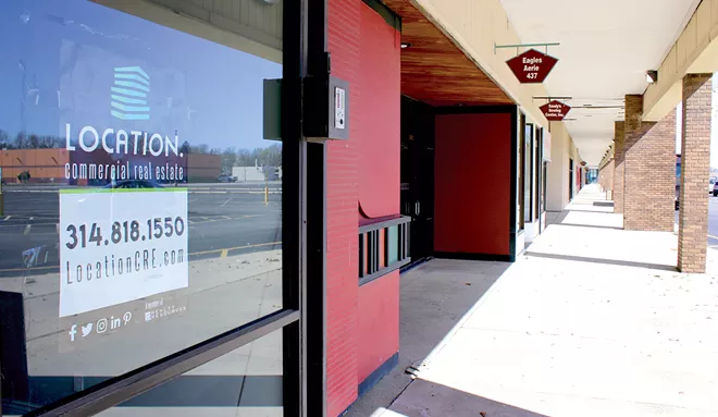 The Town & Country Shopping Center on MacArthur Boulevard is scheduled for an online auction May 20-24 with a starting bid of $1.6 million. - PHOTO BY BRANDON TURLEY