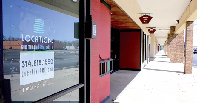 The Town & Country Shopping Center on MacArthur Boulevard is scheduled for an online auction May 20-24 with a starting bid of $1.6 million. - PHOTO BY BRANDON TURLEY