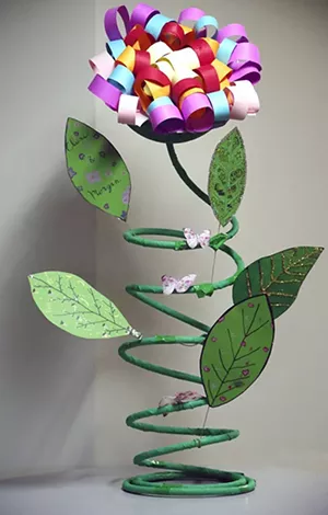 An art project made by Junior Troop 6064. - ROBERT LEFFLER
