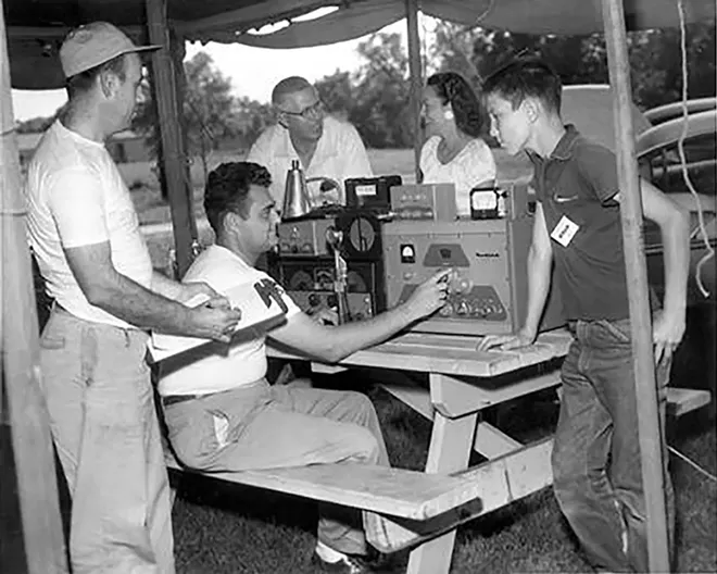 Ham operators "radio up" for Field Day