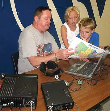 Ham operators "radio up" for Field Day
