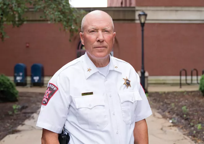 Sangamon County Sheriff Jack Campbell describes the SAFE-T Act as “anti-police” and says it “empowers criminals.” - PHOTO BY JOSH CATALANO