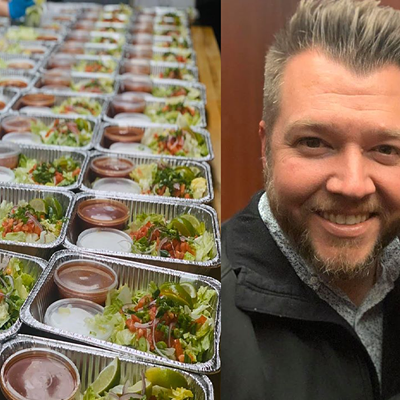 Brian and Melissa Reilly run Staff Meals