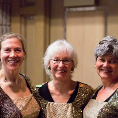 Patricia Isenberg, Cindy Ament and Andrea Fountain dressed to impress