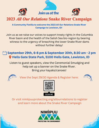 2023 All Our Relations Snake River Campaign
