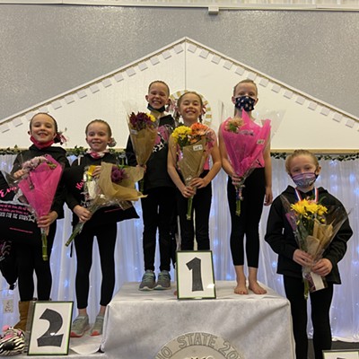 Palouse Empire Gymnastics XCEL Silvers place 5th at state out of 19 teams in Pocatello on March 21st.