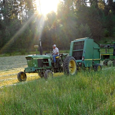 A man works till the set of the sun...