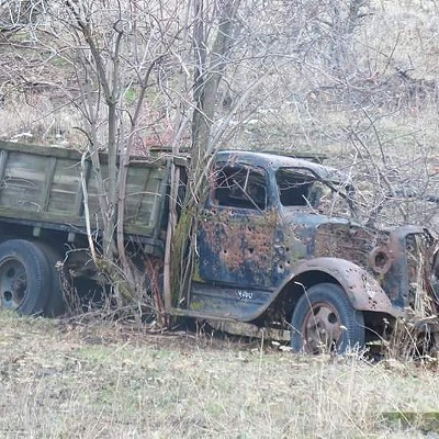 Old abandoned truck.