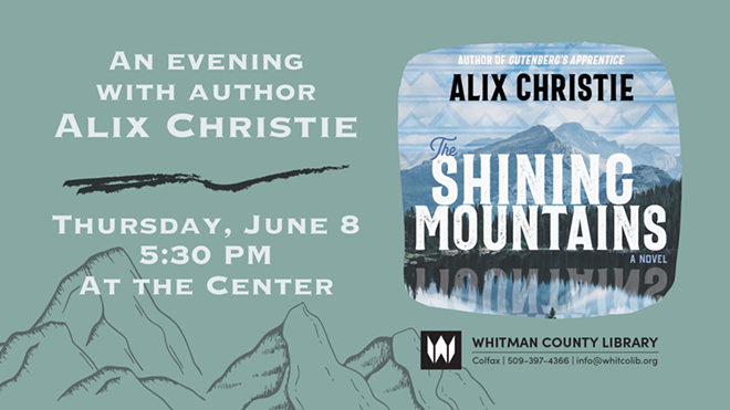 Alix Christie celebrates The Shining Mountains in Colfax