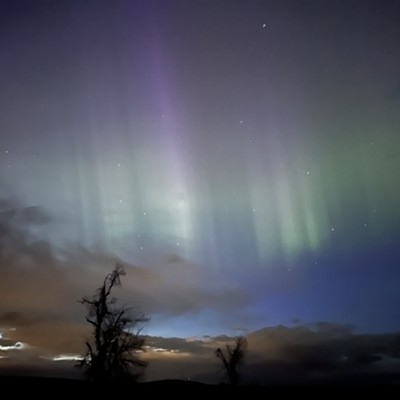 Aurora borealis seen new Genesee.