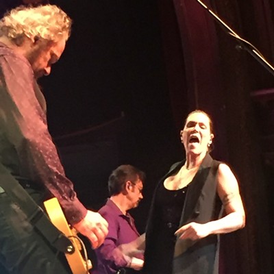 Beth Hart, with lead guitarist Jon Nichols & bass player Bob Marinelli, in concert Feb. 5 at the Bing Theater in Spokane. There were at least twenty fans from Moscow there!