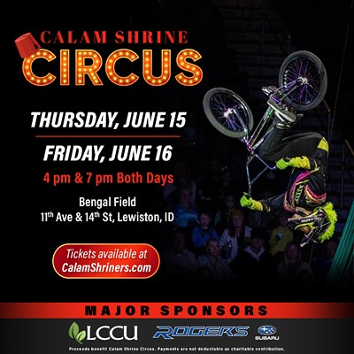 The Calam Shrine Circus is coming to Town!